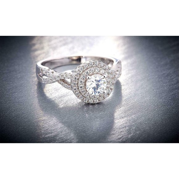 Sterling Silver Engagement Ring Crystals- Various - Picture 1 of 4